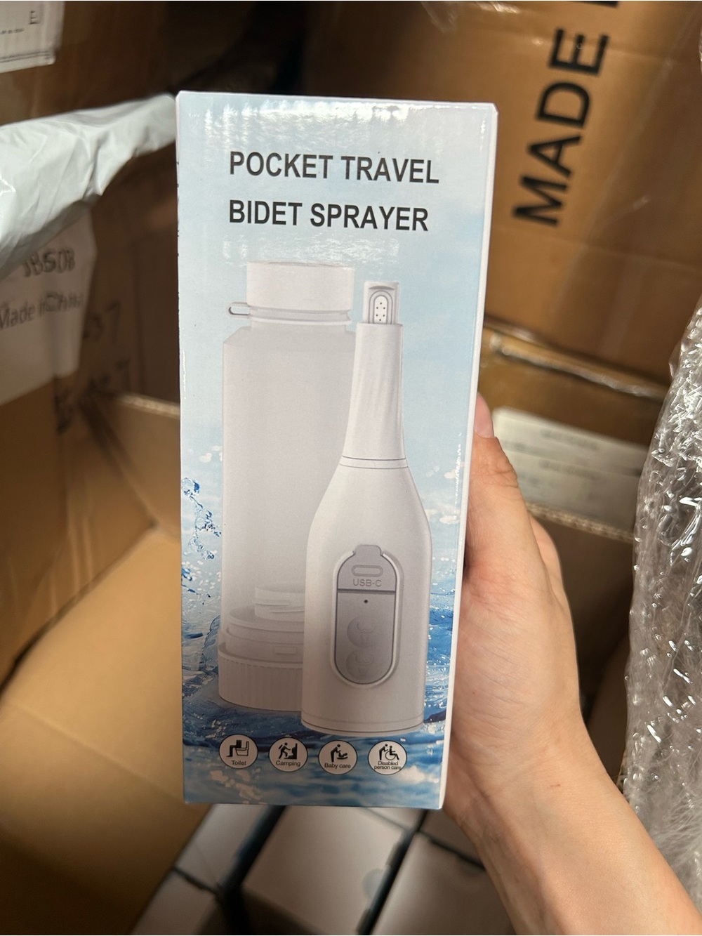 Portable Travel Bidet - White
